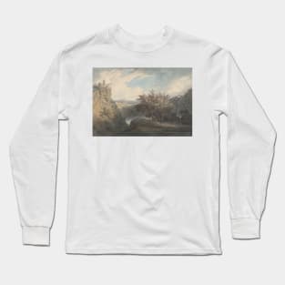 The Lake of Nemi by John Robert Cozens Long Sleeve T-Shirt